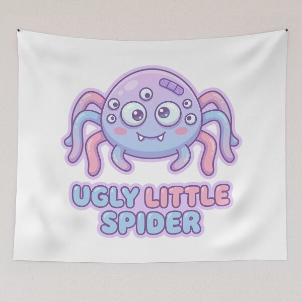 Item preview, HALLOWEEN Ugly Little Spider - Cute Creepy Kawaii Halloween Monster designed and sold by Uglyandcute.
