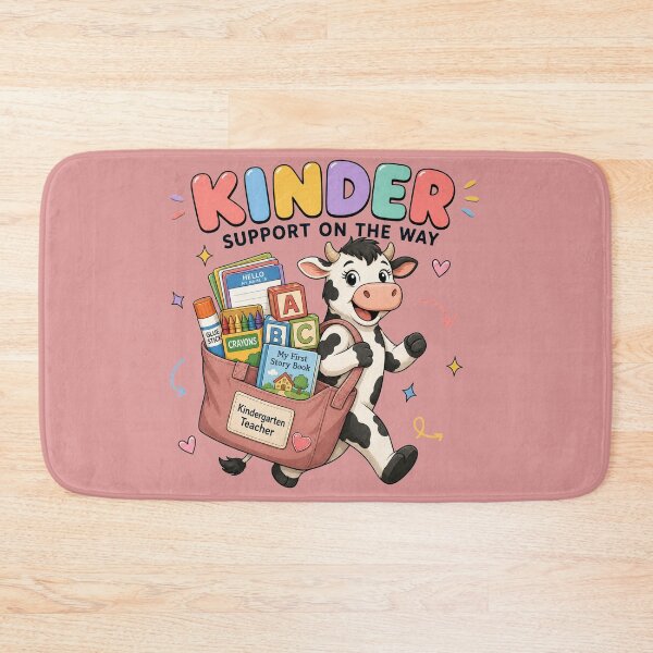 Item preview, Kindergarten Teacher Cow Support  designed and sold by MOCH- ART.