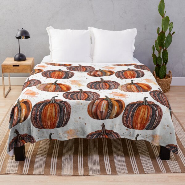 Item preview, Watercolor Autumn Pumpkin Harvest designed and sold by FestivityFinds.