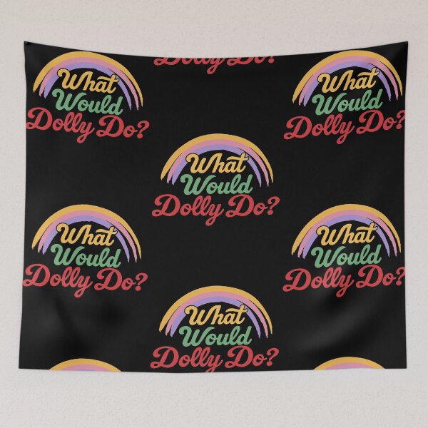 Item preview, What Would Dolly Do Retro Design designed and sold by phoebelevine.