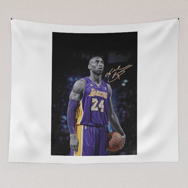Item preview, Vintage Basketball Legend #24 Purple Jersey Poster designed and sold by asbackiyowo.