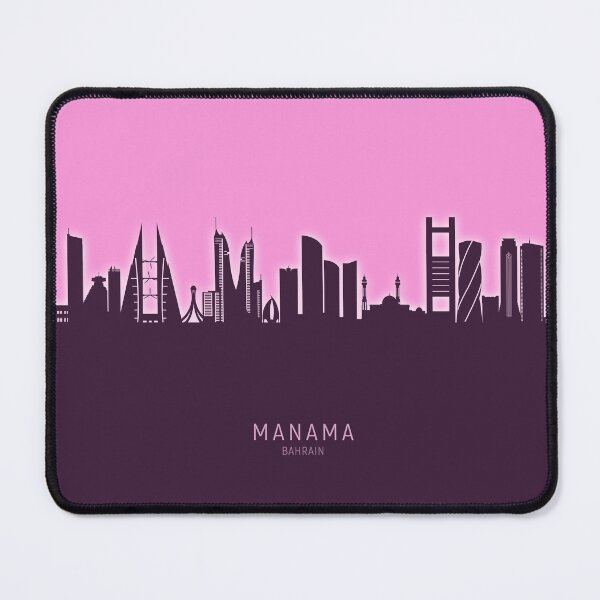 Artikelvorschau, Skyline von Manama, Bahrain entworfen und verkauft von ArtPrints.