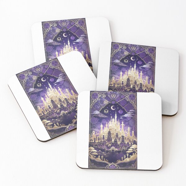 Item preview, glowing asia themed city  designed and sold by Crimsonmerchant.