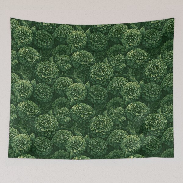 Item preview, Ornamental Zinnia Floral  - Flower Garden Pattern - Housewarming Gift Ideas designed and sold by RoyalStarsPatts.