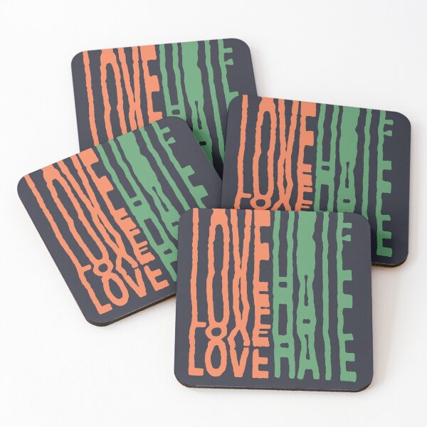 Item preview, Love and Hate Typographic Analog Slit-Scan Type designed and sold by rutmerdesign.