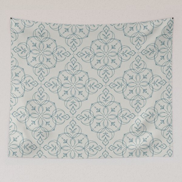 Item preview, Blue Botanical Pattern designed and sold by Blom & Co..