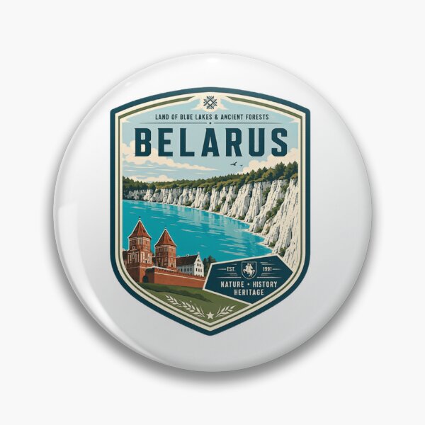 Item preview, Land Of Blue Lakes & Ancient Forests Belarus Eastern European Travel Heritage designed and sold by Simsimah26Parks.