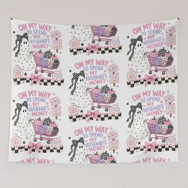 Item preview, Ghostly Shopping Spree Halloween Humor designed and sold by phoebelevine.