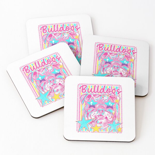 Item preview, Retro Bulldog Starstruck Graphic Design designed and sold by nryum.