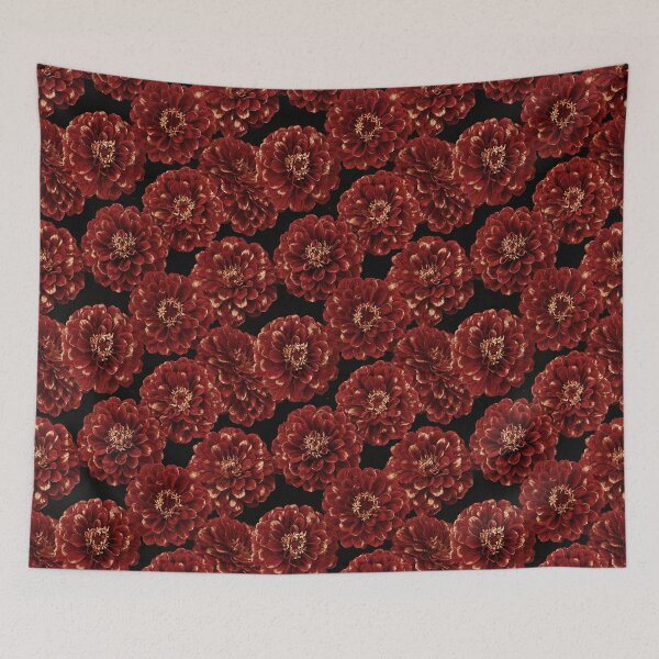 Item preview, Edgy Zinnia Floral - Tropical Flower Pattern - Moms Day Gifts designed and sold by RoyalStarsPatts.