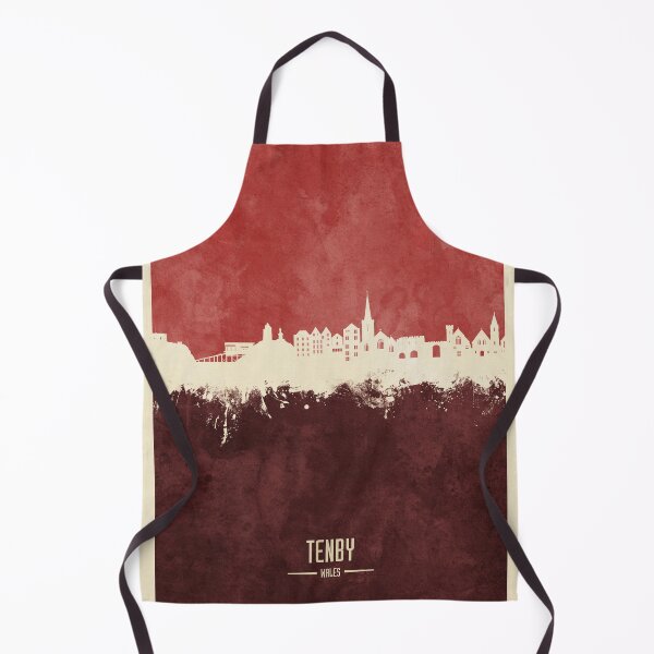 Item preview, Tenby Wales Skyline designed and sold by ArtPrints.