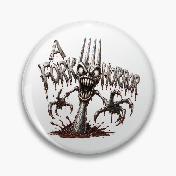 Item preview, A Fork Horror - Funny Scary Monster Fork Horror Comedy designed and sold by HorrorWorldWeb.