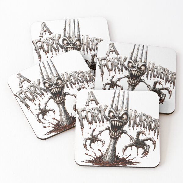 Item preview, A Fork Horror - Funny Scary Monster Fork Horror Comedy designed and sold by HorrorWorldWeb.