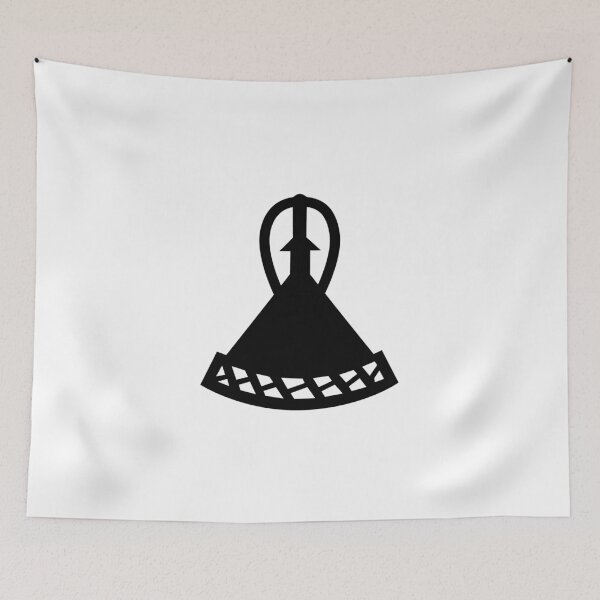 Item preview, Lesotho National LS Flag Emblem designed and sold by shitpostee.