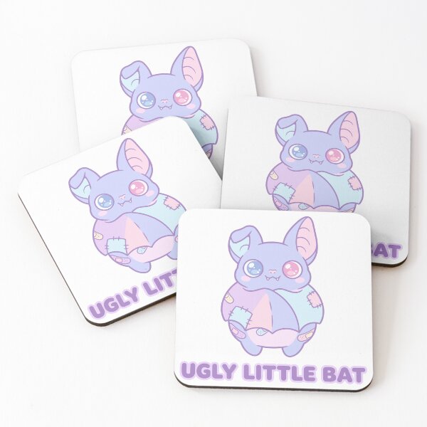 Item preview, HALLOWEEN Ugly Little Bat - Cute Creepy Kawaii Halloween Monster designed and sold by Uglyandcute.