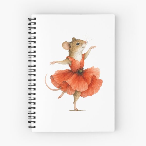 Item preview, Dancing mouse with poppy dress designed and sold by Kisho.