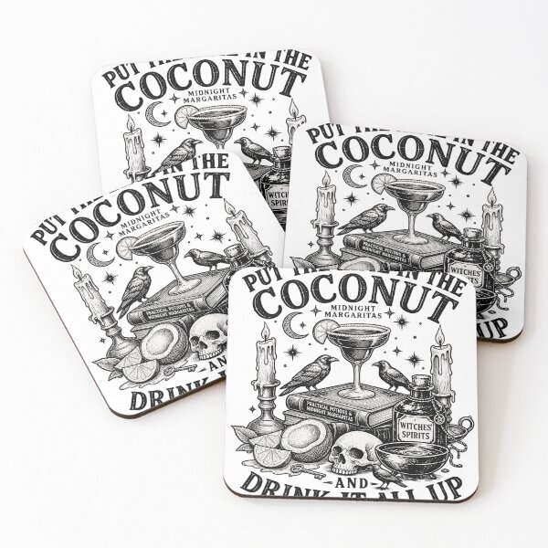 Item preview, Put The Lime In The Coconut Tropical Retro Beach Vacation Funny Cocktail designed and sold by AlvinObrien.