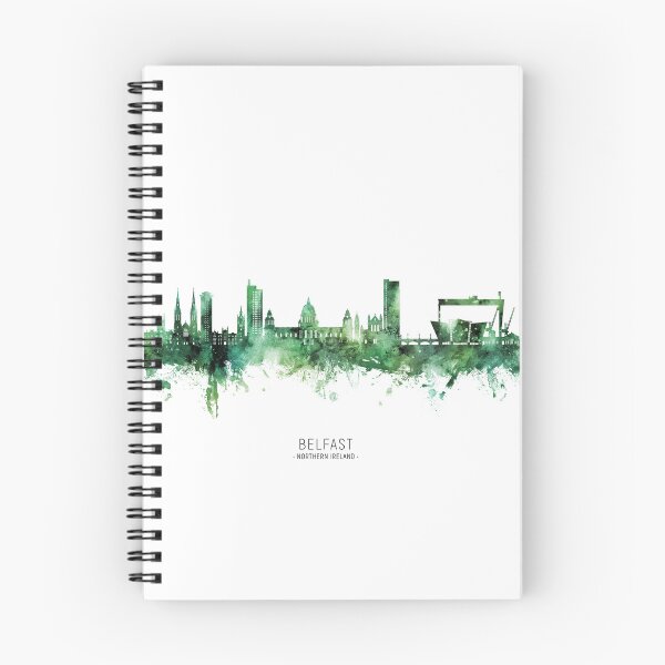 Item preview, Belfast Northern Ireland Skyline designed and sold by ArtPrints.