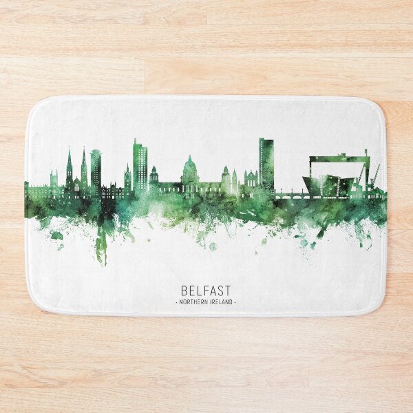 Artikelvorschau, Skyline von Belfast, Nordirland entworfen und verkauft von ArtPrints.