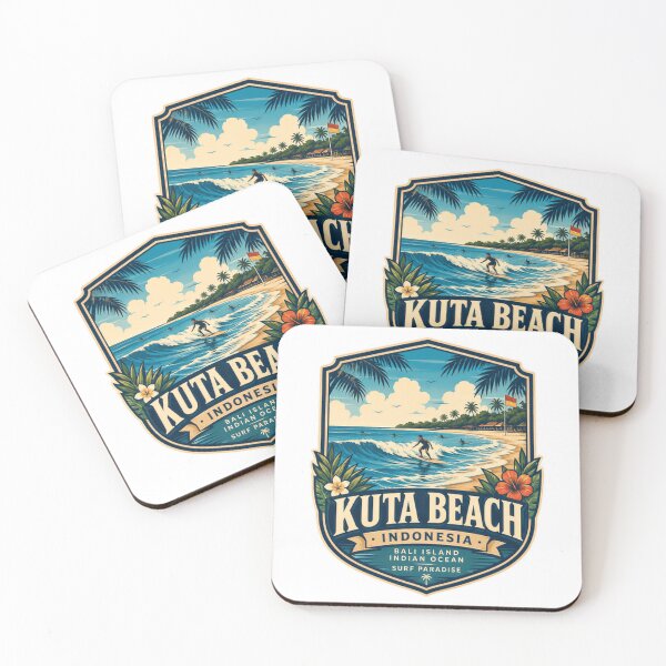 Item preview, Kuta Beach Indonesia Bali Island Indian Ocean Surf Paradise Surfer Travel Vacation designed and sold by Simsimah26Parks.