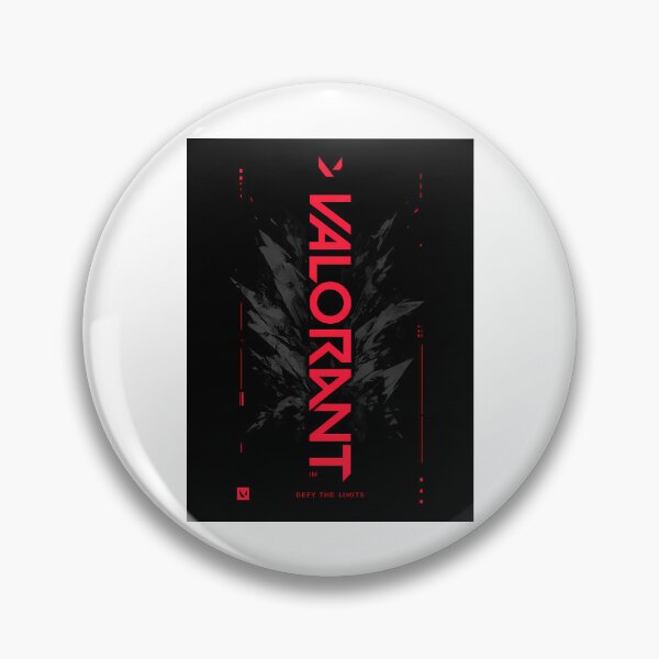 Item preview, Valorant Minimalist Red  Black Gaming Typography designed and sold by yugbr-undag.
