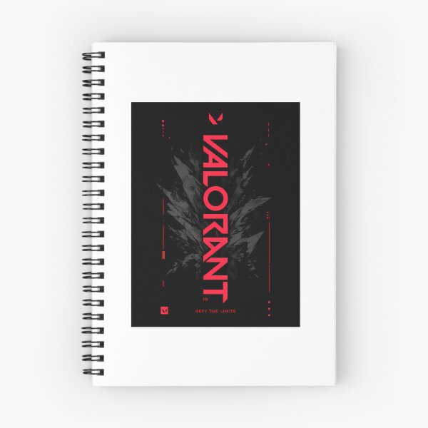 Item preview, Valorant Minimalist Red  Black Gaming Typography designed and sold by yugbr-undag.