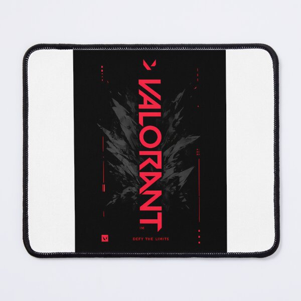 Item preview, Valorant Minimalist Red  Black Gaming Typography designed and sold by yugbr-undag.