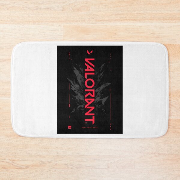 Item preview, Valorant Minimalist Red  Black Gaming Typography designed and sold by yugbr-undag.