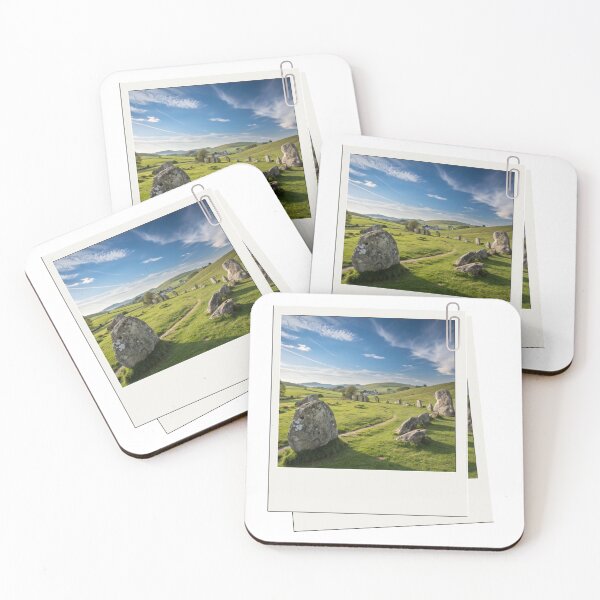 Item preview, Ancient Standing Stones Green Field Polaroid designed and sold by ilhamnohaw.