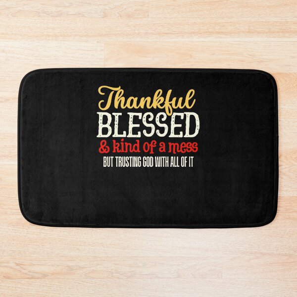 Item preview, Thankful Blessed Religious Quote Design designed and sold by phoebelevine.
