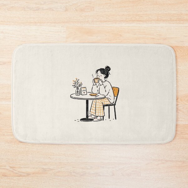 Item preview, Cozy Coffee Time Cute Girl Coffee Lover Cafe Aesthetic designed and sold by Eathusiast.