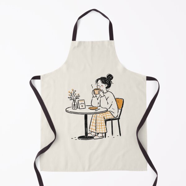 Item preview, Cozy Coffee Time Cute Girl Coffee Lover Cafe Aesthetic designed and sold by Eathusiast.