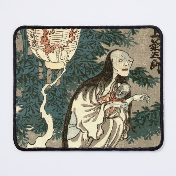 Item preview, Oiwa Ghost Japanese Ukiyo-e Vintage Woodblock Print Utagawa Kuniyoshi designed and sold by vekotpu.