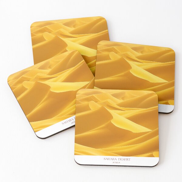 Item preview, Sahara Desert Africa Travel Art – Golden Dunes Landscape designed and sold by CheersTOGETHER.