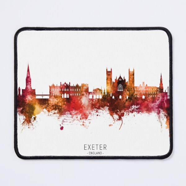 Item preview, Exeter England Skyline designed and sold by ArtPrints.