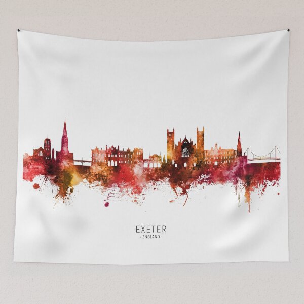 Item preview, Exeter England Skyline designed and sold by ArtPrints.