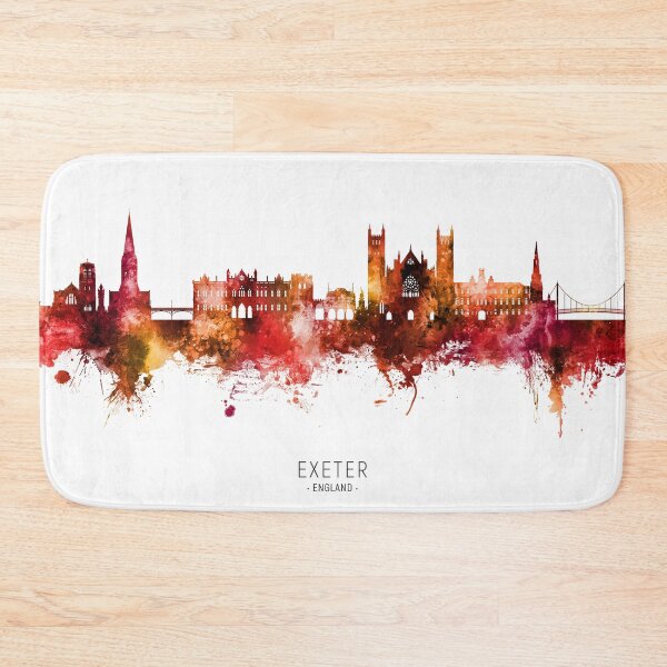 Item preview, Exeter England Skyline designed and sold by ArtPrints.
