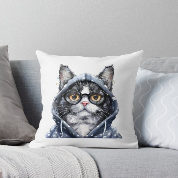 Item preview, Cat | Black & White Cat | Minimal Pet Aesthetic Art designed and sold by Mandayartstudio.