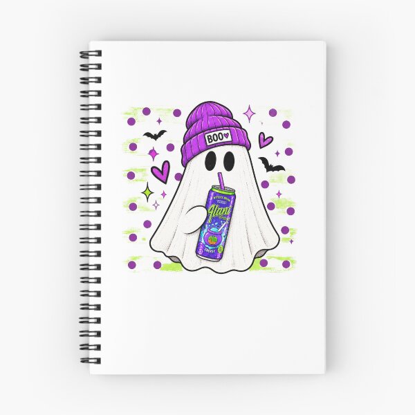 Item preview, Cute Ghost Boo Purple Beanie Energy Drink Halloween designed and sold by thefirstbroo.