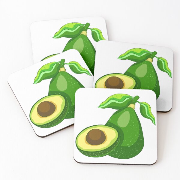 Item preview, Cute Organic Avocado Fruit Healthy Food Illustration designed and sold by OrPolly.