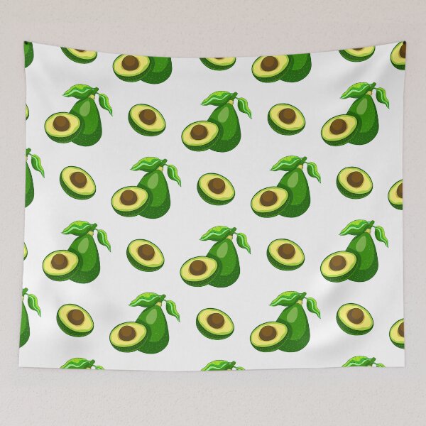 Item preview, Cute Organic Avocado Fruit Healthy Food Illustration designed and sold by OrPolly.