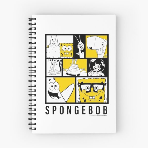 Item preview, SpongeBob – Character Grid Pop Composition designed and sold by WATEKE.