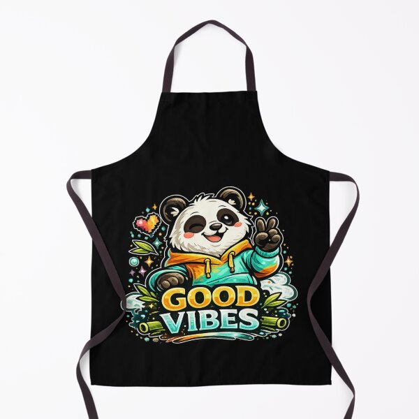 Item preview, Good Vibes – Happy Panda Positive Energy Design designed and sold by ArtisticHeart21.
