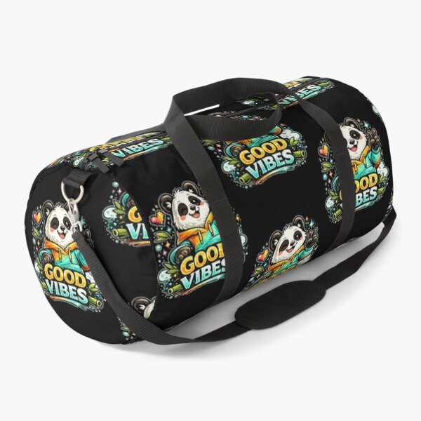 Item preview, Good Vibes – Happy Panda Positive Energy Design designed and sold by ArtisticHeart21.