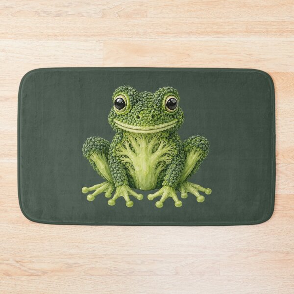 Item preview, Broccoli frog – funny vegetable animal designed and sold by Kisho.