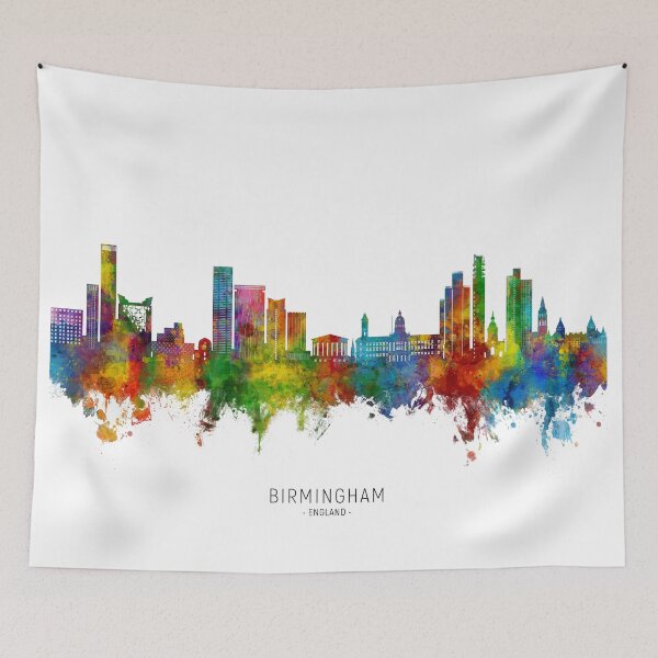 Item preview, Birmingham England Skyline designed and sold by ArtPrints.