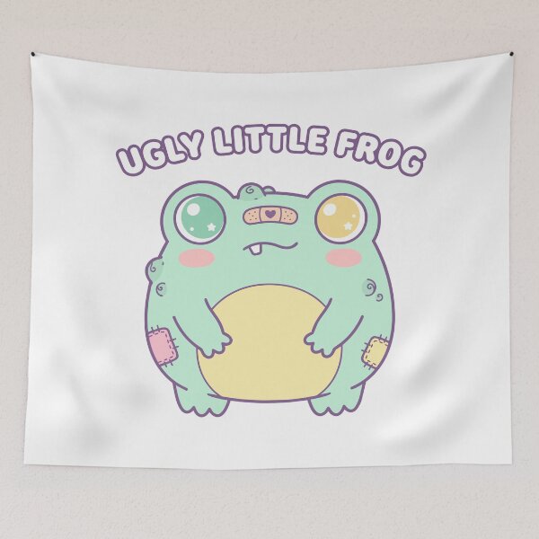 Item preview, HALLOWEEN Ugly Little Frog - Cute Creepy Kawaii Halloween Monster designed and sold by Uglyandcute.