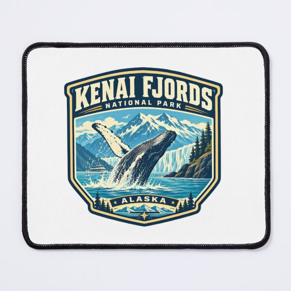 Item preview, Kenai Fjords National Park Alaska Whale Watching Travel Souvenir designed and sold by Simsimah26Parks.