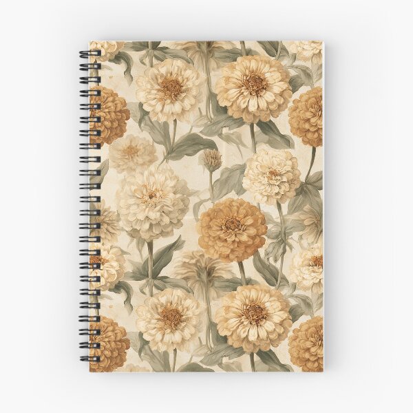 Item preview, Minimalistic Zinnia Flower  - Botanical Garden Pattern - Retirement Gifts For Men designed and sold by RoyalStarsPatts.