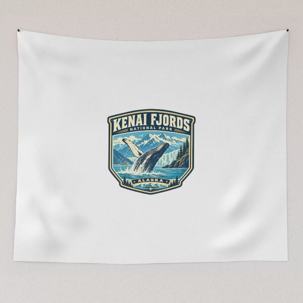 Item preview, Kenai Fjords National Park Alaska Whale Watching Travel Souvenir designed and sold by Simsimah26Parks.